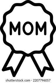 Mom Vector illustration on a transparent background.Premium quality symmbols.Stroke vector icons for concept and graphic design.