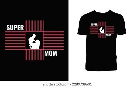 Mom Vector T Shirt Design. 