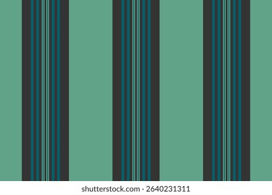 Momantic seamless vertical background, nostalgia fabric textile lines. Iatin vector stripe pattern texture in grey and cyan colors palette.