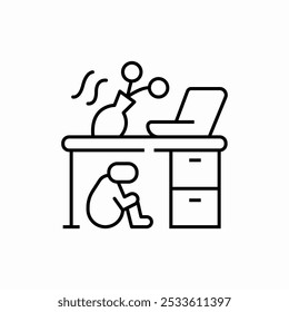 the moment of the earthquake icon sign vector