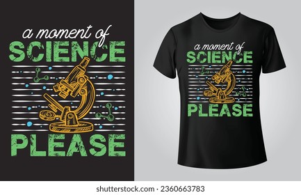 a moment of Sience please - Typographical Black Background, T-shirt, mug, cap and other print on demand Design, svg, Vector, EPS, JPG