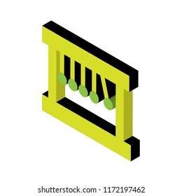 Momentum isometric left top view 3D icon