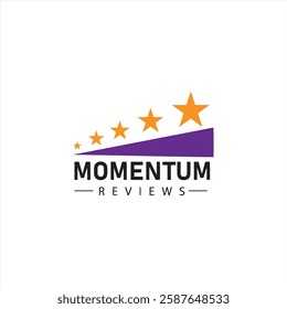 Momentum Reviews Vector logo Design