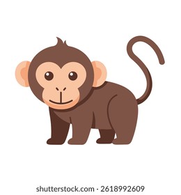Momkey flat vector illustration Eps 10