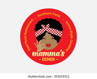 Momma's Diner - Logo for a Soul Food or Southern Food Restaurant