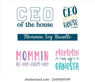 Mommin' Ain't Easy, Mom Boss Design, Mommin ain’t easy, Mom Boss quotes design