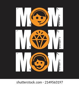 Mom-Mother's Day T-shirt And SVG Design Bundle, Vector File, can you download.