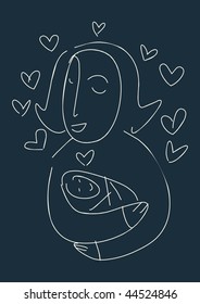 Mommy, Child's Drawing