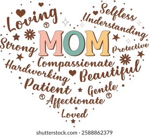  Mommy and Me Design Boho Mom Clipart,
 Leopard Print  , Mom Sticker , 
Love Mom, Proud Mom , Personalized 
 Retro Mama PNG,  Tribe Sublimation, Cute Mug ,