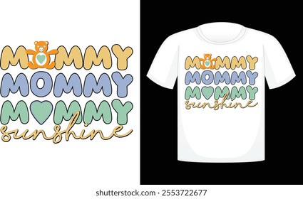 mommy Sunshine T-shirt ,Sweet Baby Girl ,Newborn Baby Sublimation ,Baby Birthday Shirt