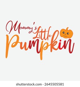 Design Vetorial de abóbora pequena da mamãe, Design Gráfico de abóbora bonita da mamãe, Clipart de abóbora de bebê para mãe, Design de camiseta de abóbora da mamãe e eu, Gráfico de vetor de broto pequeno da mamãe