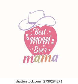 Moms Club Typography Vector Illustrator design