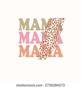 Moms Club Typography Vector Illustrator design