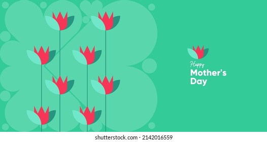 Mom's day. Women's Day. Vector flat illustration. Abstract backgrounds, patterns about mothers day. Hearts, abstract geometric shapes. Perfect for poster, label, banner, invitation.