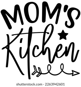 mom's kitchen t shirt design