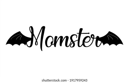 Momster and Mom Monster Vector And Clip Art