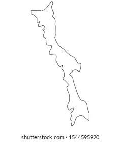 mon region map in myanmar