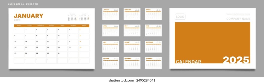 MON Set Calendar Frame 2,1 mon,logo,simple,nuber