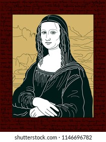 MONA LISA VECTOR