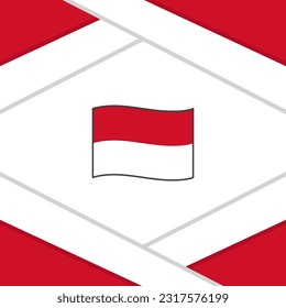 Monaco Flag Abstract Background Design Template. Monaco Independence Day Banner Social Media Post. Monaco Template