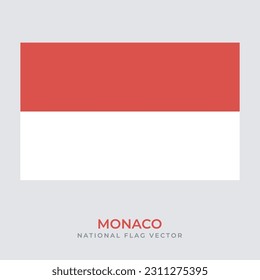 monaco flagge design, National flagge monaco vektordesign file format eps