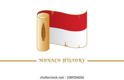 monaco flag and monaco history