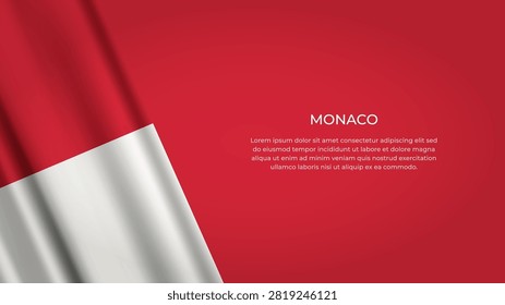 MONACO Flag with Original color