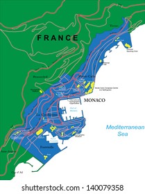 Monaco Map