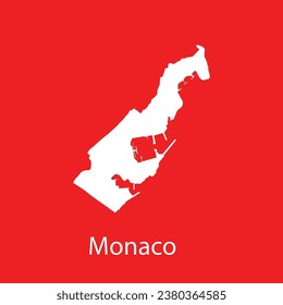 monaco map icon vector illustration design