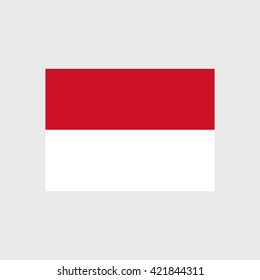 Monaco national flag