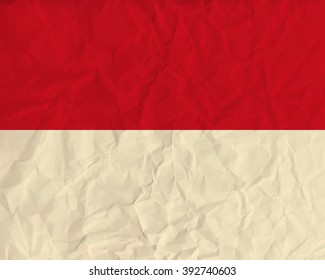 Monaco paper  flag