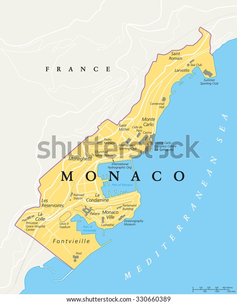 2,538 Monaco Map Vector Images, Stock Photos & Vectors | Shutterstock