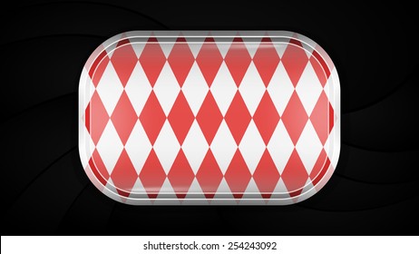 Monaco. Vector Flag Button Series. Rectangular Shape This image is a vector illustration and can be scaled to any size without loss of resolution. This image will download as a EPS file.
