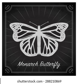 Monarch Butterfly Chalk