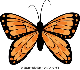 Monarch Butterfly Digital EPs Vector graphics File