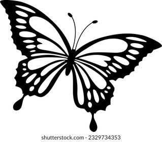 Monarch butterfly Digital File EPs Vector
