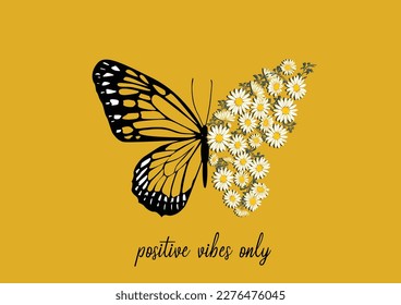 monarch butterfly hand drawn design vector