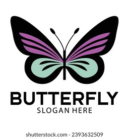 Mariposa monarca. Ilustración vectorial dibujada a mano.