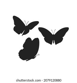 Monarch Butterfly, Butterfly Icon, Butterfly Set, Butterfly Vector, Wildlife Animals, Vector Illustration Background