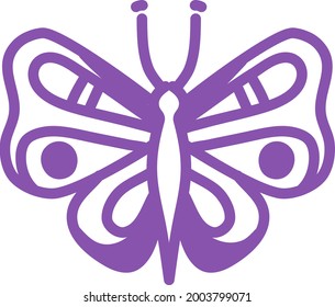 Monarch butterfly, illustration, vector on a white background.