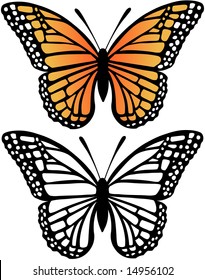 Download Monarch Butterfly Vector Illustration Stock Vector Royalty Free 14956102