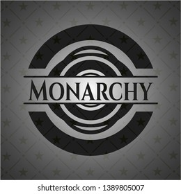 Monarchy dark emblem. Retro. Vector Illustration. Detailed.