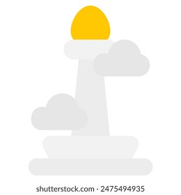 monas icon with flat style. Suitable for website design, logo, app and UI. Based on the size of the icon in general, so it can be reduced.