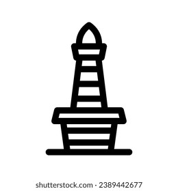 Monas Icon Vector Symbol Design Illustration