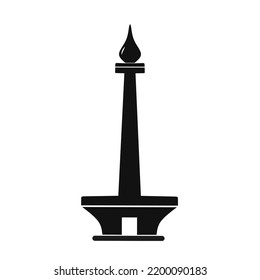 MONAS monument icon with simple design