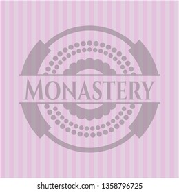 Monastery pink emblem