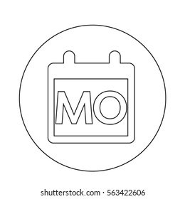 monday calendar Icon