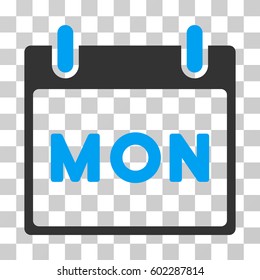 Monday Calendar Page Icon Vector Illustration Stock Vector (Royalty ...