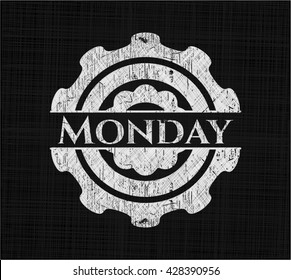 Monday chalk emblem