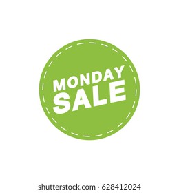 Monday Sale Label
